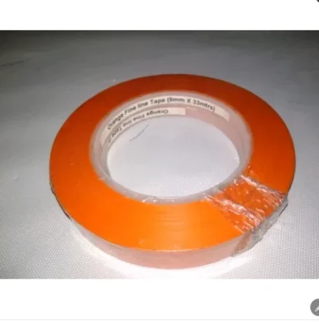 Orange Fine Line PVC Tape