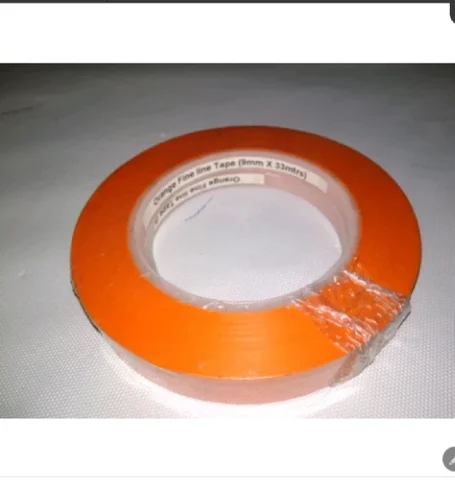 Orange Fine Line PVC Tape